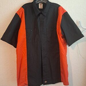 Men's Dickies Two-Tone Button Work Shirt